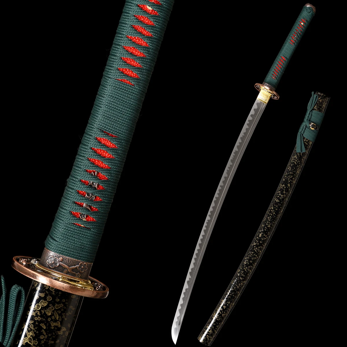 武士绿色收藏日本刀剑、军刀| eBay