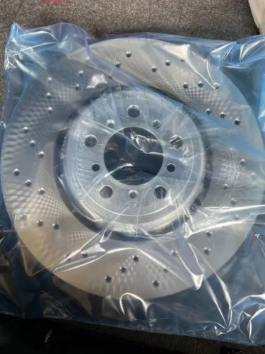 FOR BMW M2 M3 M4 FRONT GENUINE PERFORMANCE DRILLED OEM BRAKE DISCS PAIR 380mm - Picture 8 of 8