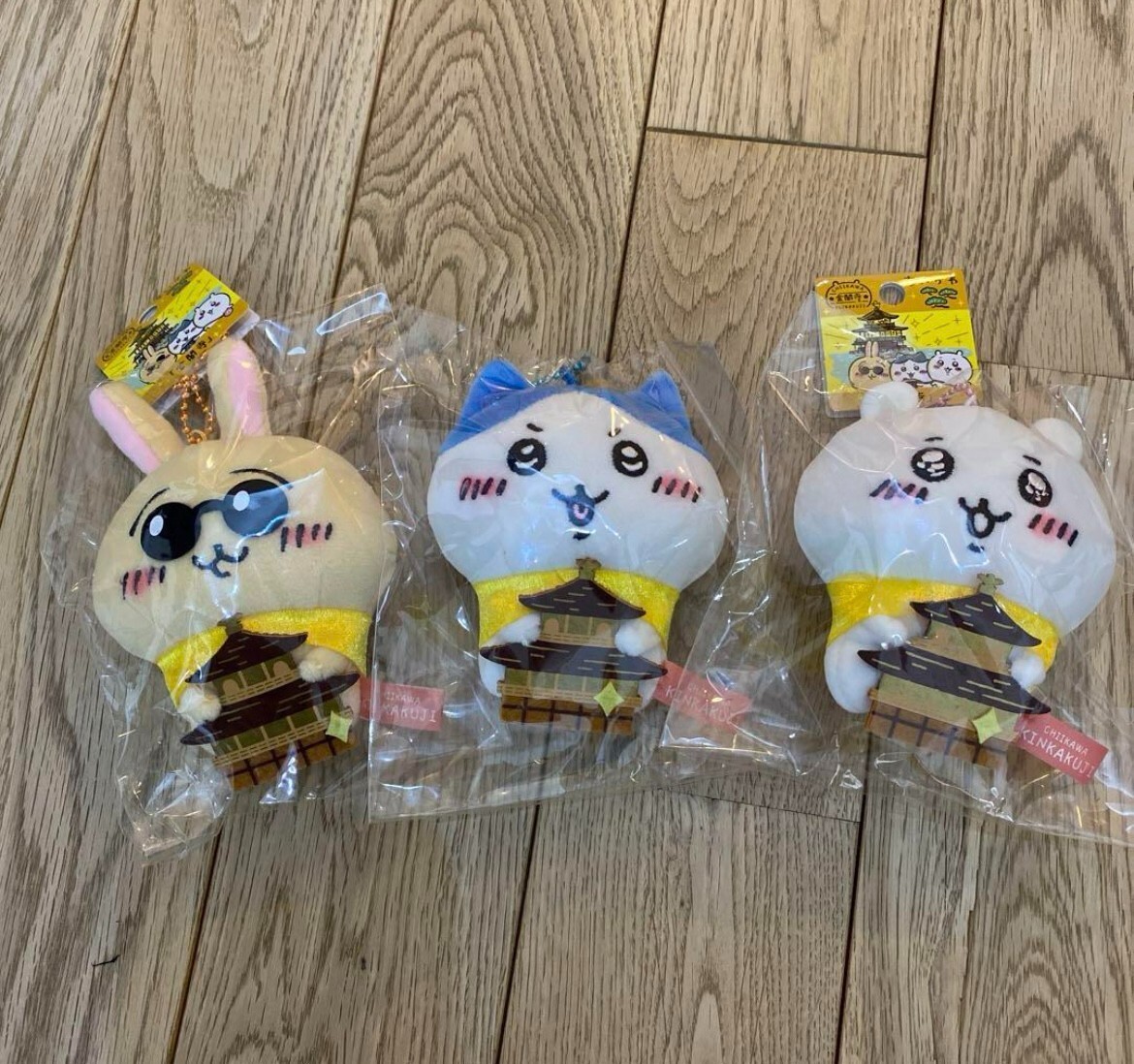 Chiikawa Hachiware Usagi Kyoto Kinkakuji Temple Mascot Plush