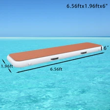 US Stock Inflatable Floating Dock Inflatable Platform, Gangway