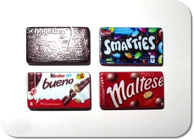 MARKENLOS Miniatur Schokolade, Smarties, Bueno, Maltese, Schogetten, Neu