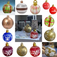 Christmas Inflatable Home Decorated Ball Balloon Indoor Outdoor Decor Props Xmas