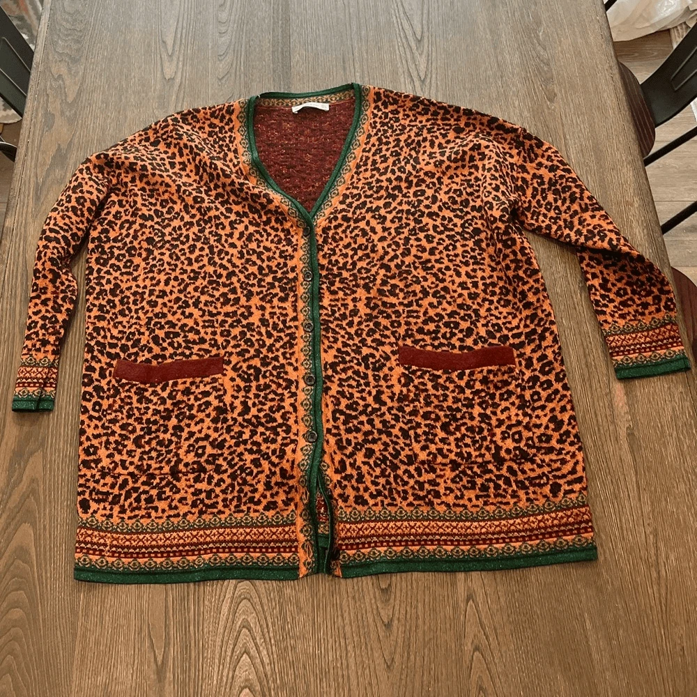 Zara animal print cardigan Clearance