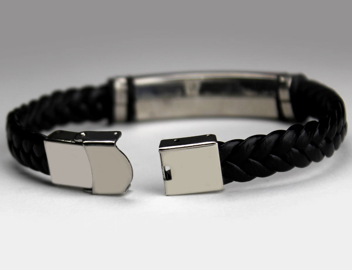 - SOHAIL - Personalised Arabic Bracelet - Leather - Gifts |