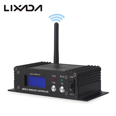 2.4G Wireless DMX512 Controller Stage Light Transmitter Receiver Repeater E9B0