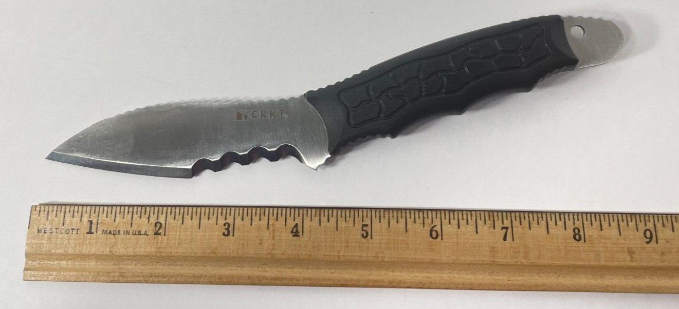 Columbia River CRKT 3011K M.U.K. Black Marine Utility Knife w/Scabbard