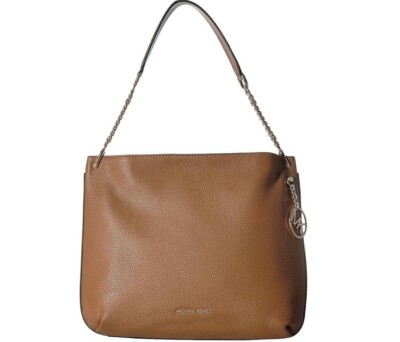 Michael Kors Women's Lillie Large Leather Hobo Bag - Acorn