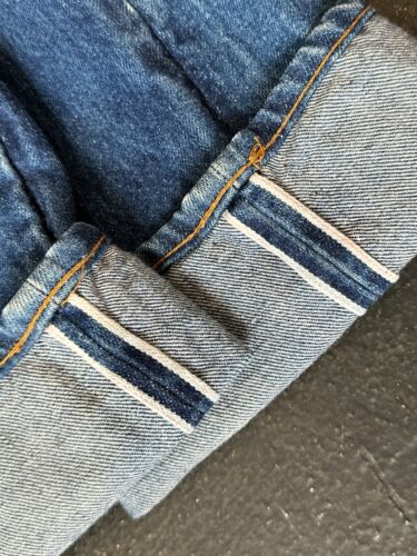 Levi's 501 Redline Vintage 80er 90er rote Linie Big E Selvedge USA Denim Jeans 30x31 - Bild 1 von 15