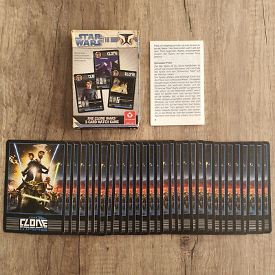 Gesellschaftsspiele   Star Wars The Clone Wars 3-Card Match Game | Cartamundi  