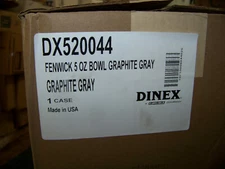 Carlisle Dinex Fenwick 5 oz. Bowl Graphite Gray Insulated 48 ea. DX520044 New