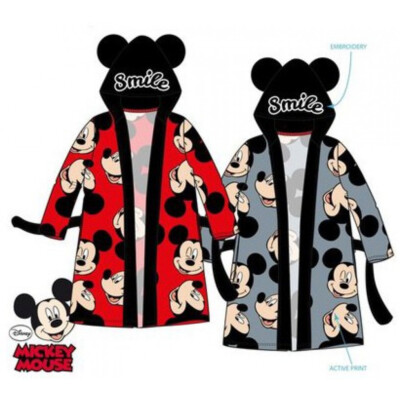 VESTAGLIA Disney MICKEY MOUSE TOPOLINO BAMBINO morbido pile,casa - Main Image