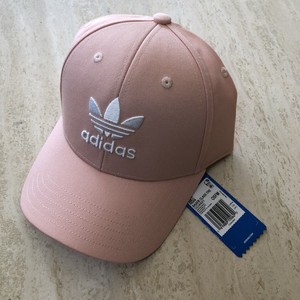 adidas trefoil baseball cap white