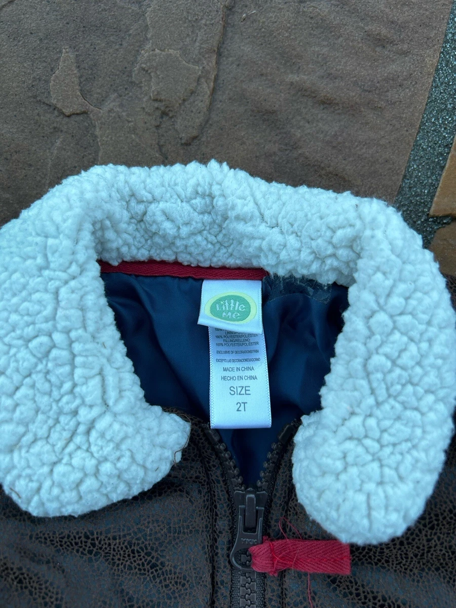 Little me deals aviator jacket