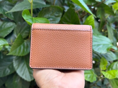 MICHAEL KORS CARSON SMALL FLAP LEATHER WALLET LUGGAGE | eBay