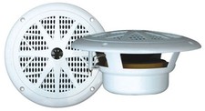 Pair New Pyle PLMR61W 120 Watts 6.5'' Dual Cone White Marine Speakers Kit