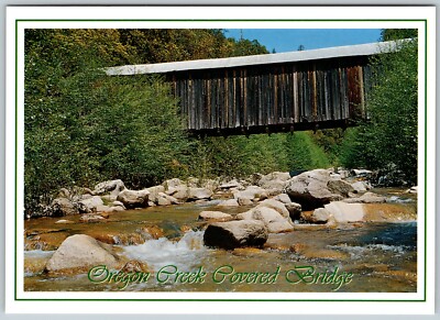 Covered Bridge Between Grass Valley and Downieville Over Oregon Creek, CA
