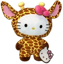 Xlarge Hello Kitty Giraffe Disguise Stuffed Animal Plush - 13 inch Sanrio New