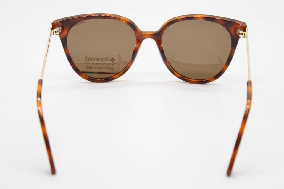 全新 POLAROID PLD 4047/S R8VIG HAVANA 金色 正品太阳镜 54-18 — 第 4/4 张图片