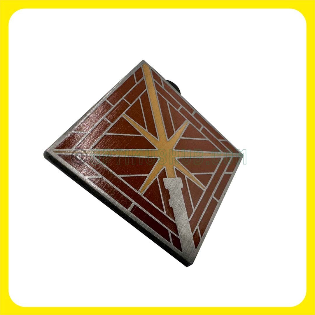 Savi's Workshop Protection & Defense Orange Pin Star Wars Galaxys