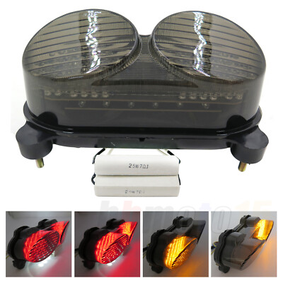 エキストラ Tail Brake Light Smoke w/ Turn Signals For 2000-2002