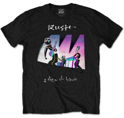 Rush Show of Hands schwarzes T-Shirt OFFIZIELL