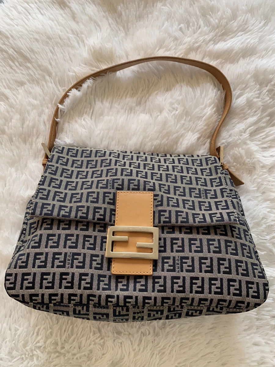 Fendi Pre-Owned Zucchino Baguette Shoulder Bag - Farfetch