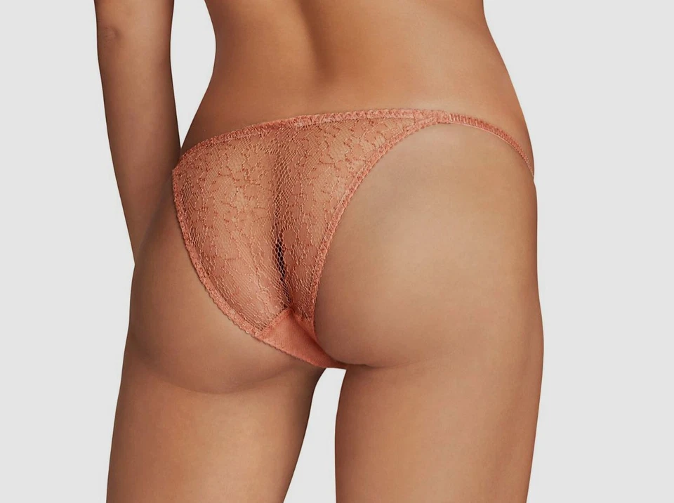 $110 Agent Provocateur Women's Brown Lorna Lace Brief Panties Size 2 - Image 3 of 3