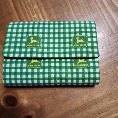 John Deere Gingham Precut Fabric 1 yard  FREE SHIPPING