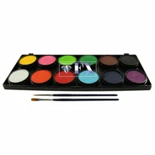 Diamond FX 12 Color Essential Face & Body Paint Palette