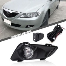 For Mazda 6 2003-2005 Halogen Fog Light Bumper Frame Cover Daytime Running Light
