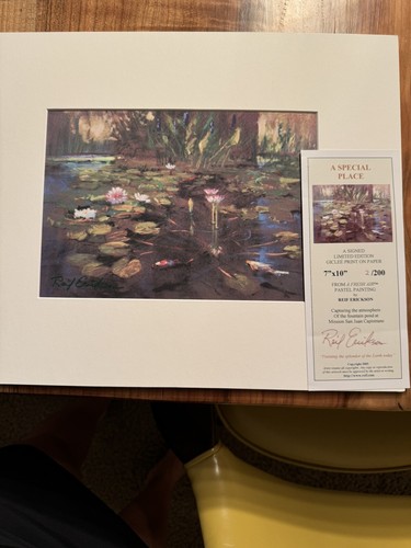 Reif Erickson - Koi At Dusk, A Special Place Art - Picture 2 of 2