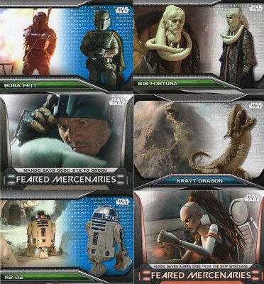 2021 Topps Star Wars Bounty Hunters - Base SP & Insert Cards