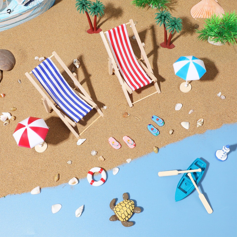 Micro Summer Scene Decor Micro Beach Scene Accessories Micro Scene