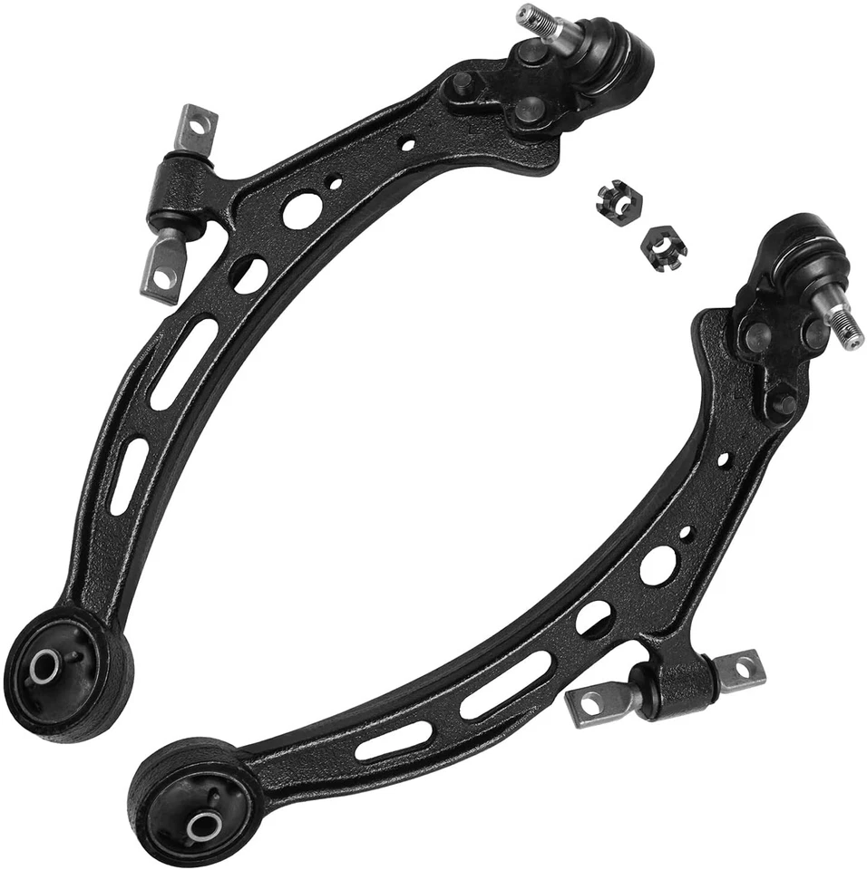 Front Lower Control Arms Tie Rod Sway Bar for 1997-2001 Toyota Camry Lexus ES300 - Image 3 of 4