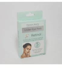 Precision Beauty Under Eye Retinol Pads Puffiness & Dark Circles 5 Pairs New