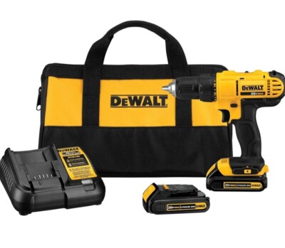 DEWALT DCD771C2 20V Cordless Drill/Driver Kit