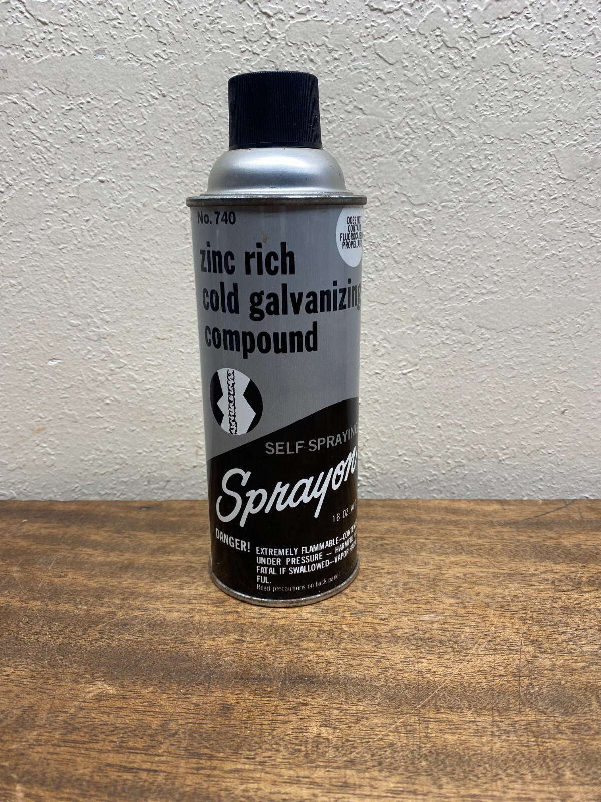 Vintage 1967 Sprayon No.740 GALVANIZING COMPOUND ~ 16 OZ AREOSOL CAN ~ NOS