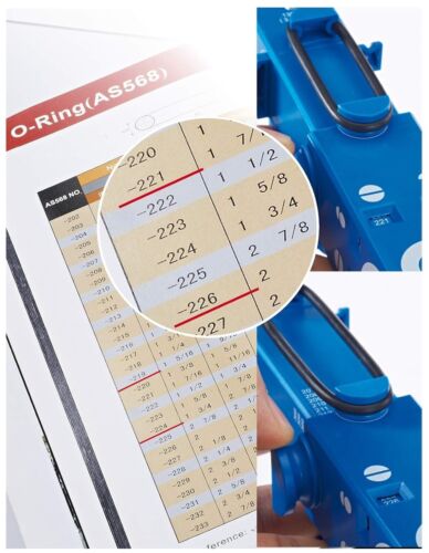 Telescoping O-Ring Gauge, Plastic Tool for Measuring Inner Diameter & OD - Picture 3 of 4