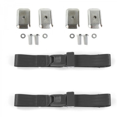  1968 - 1970 Standard 2pt CH Belt Kit w/Brackets-2 Belts