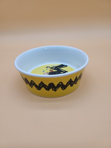 Peanuts New Gibson Stoneware Peanuts Gang 5in Pet Bowl - Picture 5 of 11