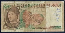 ITALIAN REPUBLIC - 5000 LIRE 1980 ANTONELLO DA MESSINA - Circulated