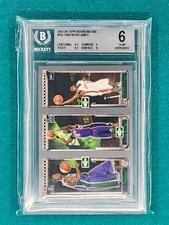 2003-04 Topps Rookie Matrix - LeBron James, Chris Bosh, T.J. Ford BGS 6