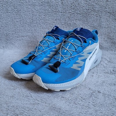 Salomon Sense Ride 5 Trail Running Shoes Mens 11 Blue Outdoor Performance