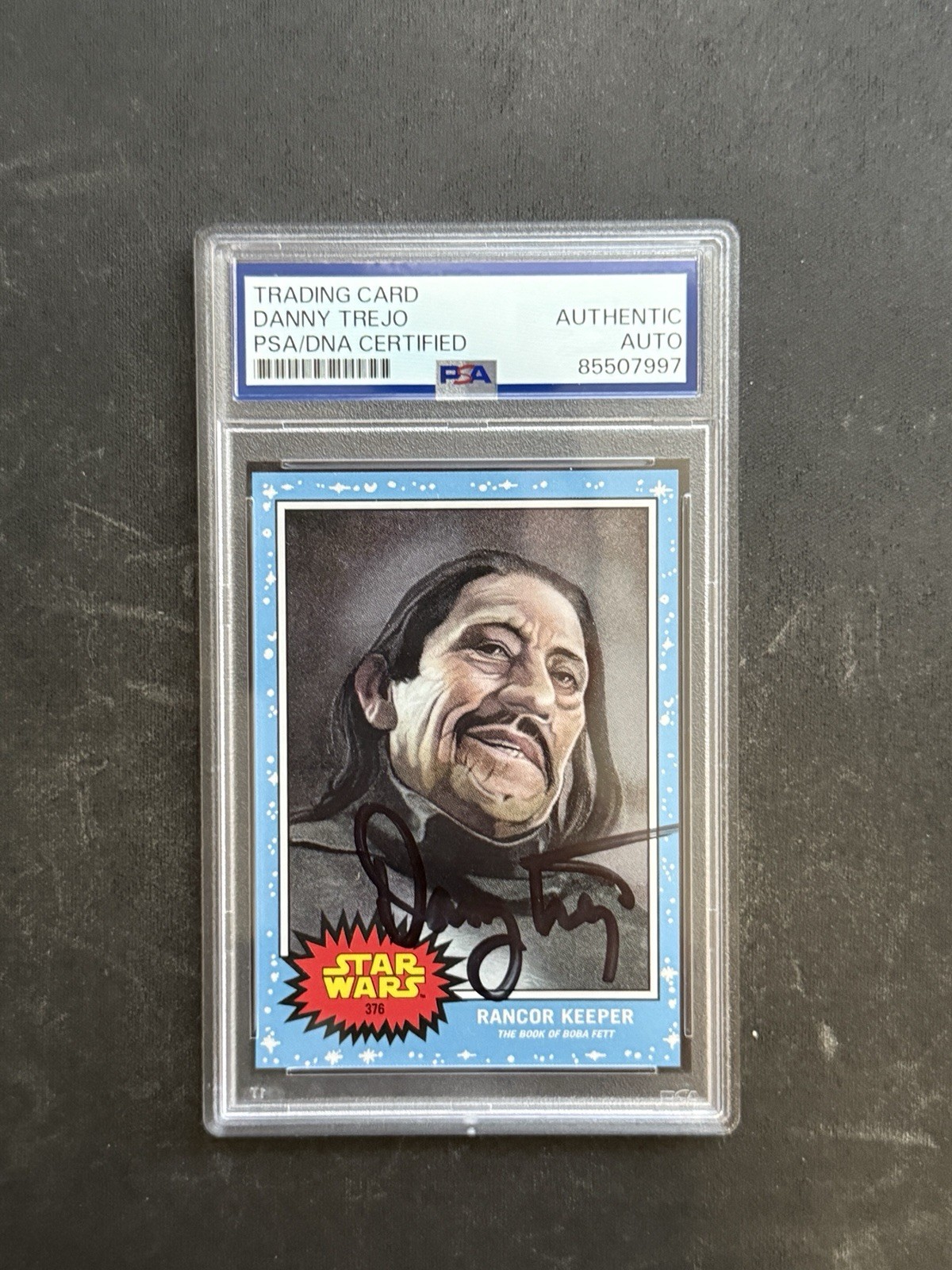 Danny Trejo SIGNED 2023 Topps Star Wars Living Set Auto PSA Rancor ...
