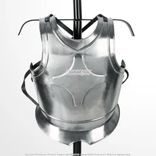 Medieval King Breast Plate Front Steel Chest Cuirass Knight Metal Chest Armor