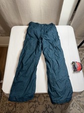 Columbia Youth M 10/12 Insulated Snow Ski Pants Teal Waterproof OUTGROWN