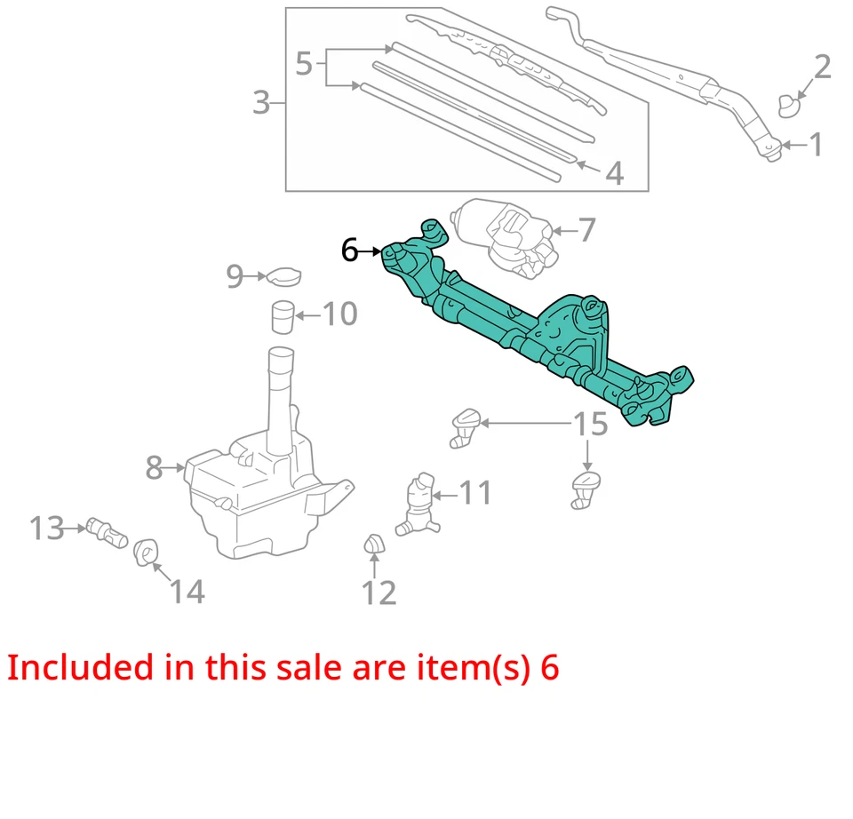 Lexus ES300 2000 limpiaparabrisas transmisión OEM 130 k millas - LKQ413901360 Foto 4 de 4