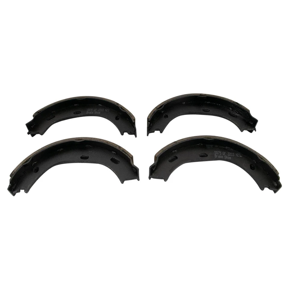 TRQ BFA17177 Parking Brake Shoes For Mercedes-Benz 560SEL 1990-1991 Rear Foto 4 de 4