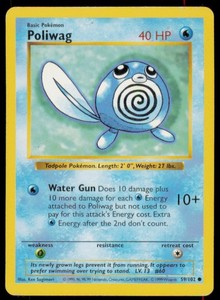 Poliwag 59/102 Base Set Shadowless
