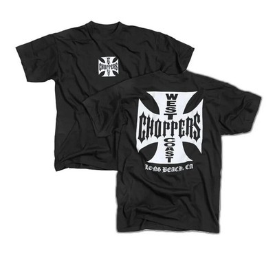 HOT SALE West Coast Chopper 2 Sides Graphic Black T-shirt